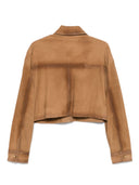 Alysi Suede Leather Overshirt