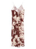 Alysi Printed Long Dress