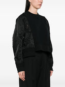 Sacai Cotton en Nylon Crewneck Sweater