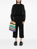 Sacai Cotton en Nylon Crewneck Sweater