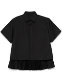 Sacai Cotton Pleated Shirt