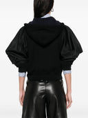 Con cappuccio con zippato di cotone Sacai e nylon