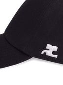 Courreges Pre Logo Cotton Baseball Cap