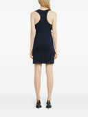 Courreges antes de 90 's Mini vestido de algodón acanalado