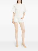 Courreges Pre Cotton Belted T Shirt