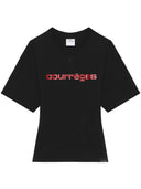 Courreges Pre Logo Cotton Belted T Shirt