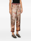 Pierre Louis Mascia Printed Silk Trousers