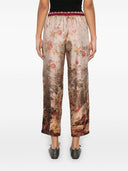 Pierre Louis Mascia Printed Silk Trousers