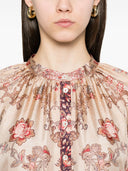 Pierre Louis Mascia Printed Silk Maxi Dress
