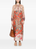 Pierre Louis Mascia Printed Silk Maxi Dress