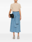 Fabiana Filippi Linen Blend Crewneck Sweater