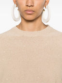 Fabiana Filippi Linen Blend Crewneck Sweater