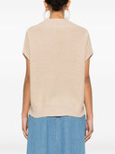 Fabiana Filippi Linen Blend Crewneck Sweater