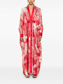 F.R.S . Printed Silk Dress