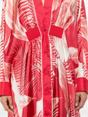 F.R.S . Printed Silk Dress