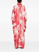 F.R.S . Printed Silk Dress