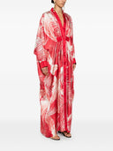 F.R.S . Printed Silk Dress