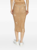 Diesel Cotton Blend Long Skirt