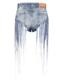 Diesel Denim Fringed Shorts