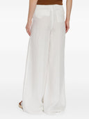 Max Mara Linen Wide Leg Trousers