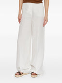 Max Mara Linen Wide Leg Trousers