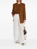 Max Mara Linen Wide Leg Trousers