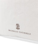 Brunello Cucinelli Cotton And Linen Tote Bag