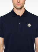 Moncler Logo Cotton Polo Shirt