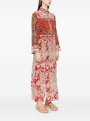 Pierre Louis Mascia Printed Silk Maxi Dress