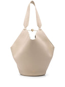 Khaite Lotus Small Leather Tote