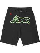 Icecream Running Dog Denim Shorts