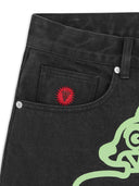 Icecream Running Dog Denim Shorts