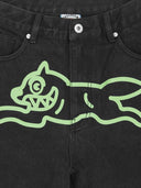 Icecream Running Dog Denim Shorts