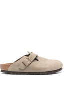 Zapatillas de cuero Birkenstock Boston de gamuza