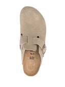 Zapatillas de cuero Birkenstock Boston de gamuza
