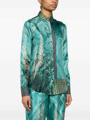Pierre Louis Mascia Printed Silk Shirt