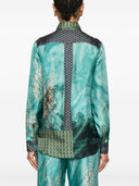 Pierre Louis Mascia Printed Silk Shirt