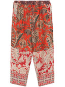 Pierre Louis Mascia Printed Silk Trousers
