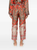 Pierre Louis Mascia Printed Silk Trousers