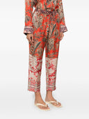 Pierre Louis Mascia Printed Silk Trousers