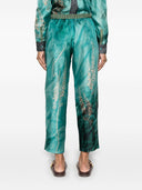Pierre Louis Mascia Printed Silk Trousers