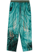 Pierre Louis Mascia Printed Silk Trousers