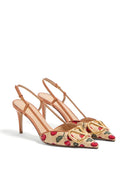 Valentino Garavani V Logo Signature Slingback Pumps