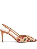 Valentino Garavani V Logo Signature Slingback Pumps