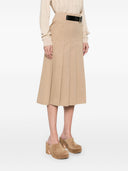 Semicouture Mimi Cotton Midi -skjørt
