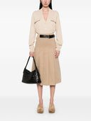 Semicouture Mimi Cotton Midi -skjørt