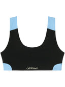 Off White Logo Colorblock Bra