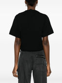 Off White Big Logo Bookish Cropped T -Shirt