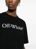 Off White Big Logo Bookish Cropped T -Shirt