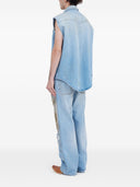 Mm6 Maison Margiela Denim Sleeveless Shirt